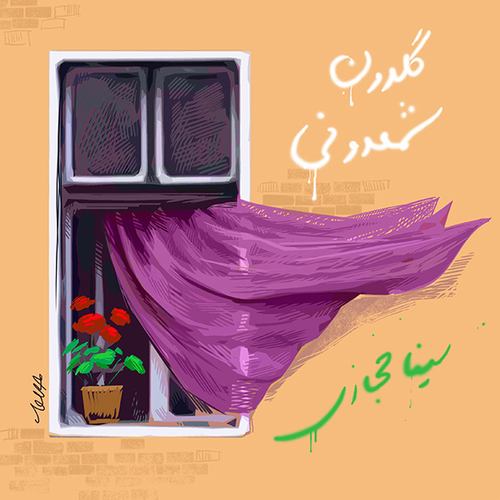 سینا حجازی گلدون شمعدونی